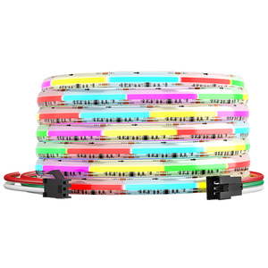 Cho ul được liệt kê BTF-LIGHTING DC12V 24V fcob <span class=keywords><strong>RGB</strong></span> ws2811 IC 864 <span class=keywords><strong>LED</strong></span> ip30 IP66 linh hoạt kỹ thuật số COB địa chỉ rgbic ánh sáng ánh sáng - Product Image 1