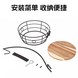 Fruit Basket With Banana Holder Metal Wire Design <b>Kitchen</b> Countertop Organizer Nordic Style Multi Function <b>Storage</b> Bowl - Product Image 4