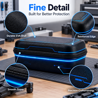 Étui de rangement portable en EVA rigide, étanche et résistant aux rayures, avec fermeture éclair, pour drone, caméra, équipement et outils de précision