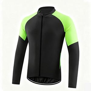 Maillot de cyclisme en polyester respirant, à séchage rapide, coupe-vent, extensible, confortable, anti-UV, léger pour hommes, pour les aventures sur route - Product Image 6