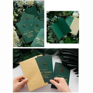 Tarjetas de Invitación de Boda con Logotipo Personalizado, Tarjetas de Agradecimiento, Juego Premium con Sobres para Celebraciones de Matrimonio - Product Image 5