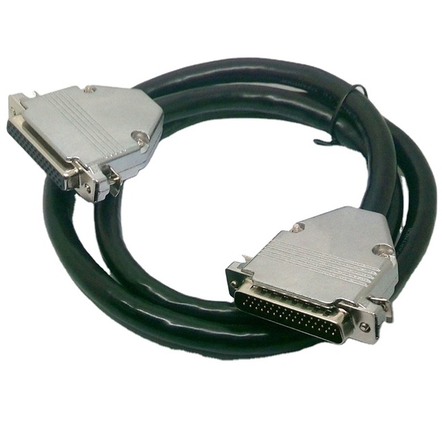 Custom D-SUB 44PIN Serial Cable High Density DB44 HDB44 with Metal Shell Male to Female Extension Cable Assembly