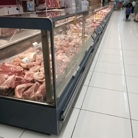Vitrine chauffante électrique à plateau en verre pour équipement de restauration, prix usine