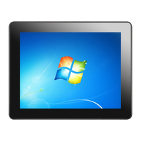 Panel PC Táctil Industrial Integrado de 10.4" TFT LCD J6412 1024 X 768 400 Cd/m2 Capacitivo Resistivo Sin Ventilador IP65 de Montaje Empotrado