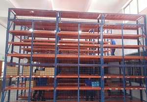 Système de rayonnage à palettes sélectif en acier sans boulons à 3 niveaux réglable, de qualité industrielle, à portée longue, pour entrepôt, résistant à la corrosion - Product Image 5