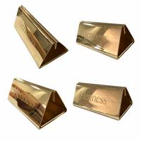 Porte-numéro de table personnalisé pour hôtel et restaurant, porte-menu, clips nominatifs, support de carte de table de luxe en métal doré pour mariage et fête