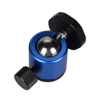 Kaliou C004/5/6 Universal Rotating Camera Mount 1/4 Mini Ball Head Mount 360 Swivel DSLR DV Camera Tripod Ball Head Accessories