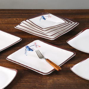Stoviglie ristorante moderno <span class=keywords><strong>piatti</strong></span> <span class=keywords><strong>quadrati</strong></span> <span class=keywords><strong>bianchi</strong></span> <span class=keywords><strong>piatti</strong></span> di <span class=keywords><strong>servizio</strong></span> in melamina <span class=keywords><strong>piatti</strong></span> infrangibili plato melamina - Product Image 6
