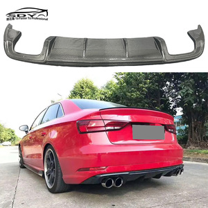 A3 <span class=keywords><strong>8V</strong></span> berlina Lci fibra di carbonio diffusore posteriore paraurti labbro posteriore per <span class=keywords><strong>Audi</strong></span> <span class=keywords><strong>8V</strong></span> A3 - Product Image 2
