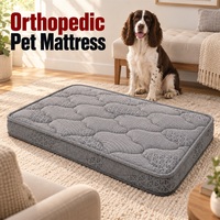Orthopädisches Hundebett mit Gestepptem Obermaterial und Pflegeleichtem Außenbezug für Tierhandelsmarken, Großhändler und Distributoren