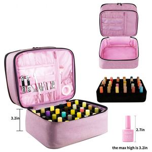 Étui personnalisé pour vernis à ongles, étui de rangement pour lampe à ongles, magnifique trousse de maquillage, sac de rangement cosmétique, sac de voyage pour organiser un ensemble de vernis à ongles - Product Image 3