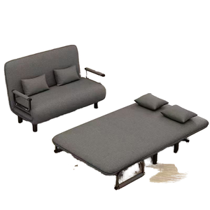 <span class=keywords><strong>Canapé</strong></span>-lit d'angle de style moderne avec rangement, design <span class=keywords><strong>convertible</strong></span> et pliable, structure en métal, revêtement en tissu pour salon - Product Image 1