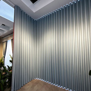 Apartment-Projekt Fenster-Faltvorhänge Wellenvorhang Ripple-Fold Verdunkelungsvorhänge für Hotel und Wohnzimmer - Product Image 1