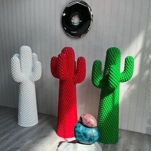 Hecho a medida al aire libre diseño moderno Italia moda centro comercial decoración fibra de vidrio <span class=keywords><strong>Cactus</strong></span> escultura <span class=keywords><strong>candelabro</strong></span> árbol escultura - Product Image 2