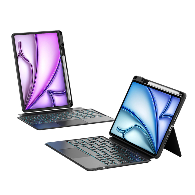 New Multifunctional Wireless Split Keyboard Protective CaseFor iPad Air 13" M4/M3/M2 Tablet Computer Protective case