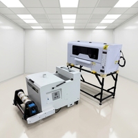 Impresora DTF Allprint Certificada A3 30cm XP600 de Doble Cabezal con Secador Agitador Automático para Producción de Camisetas