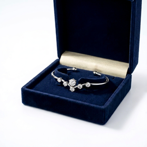 Pulsera Unisex de Diamantes Naturales de 18k con Corte de Pera y Engaste de Garra, Cadena Clásica para Boda, Compromiso o Aniversario - Product Image 2