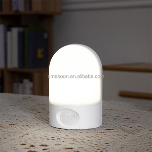 Luz de noche de inducción inteligente humana <span class=keywords><strong>Led</strong></span> dibujos animados lindo escritorio luz de noche inalámbrico niños - Product Image 2
