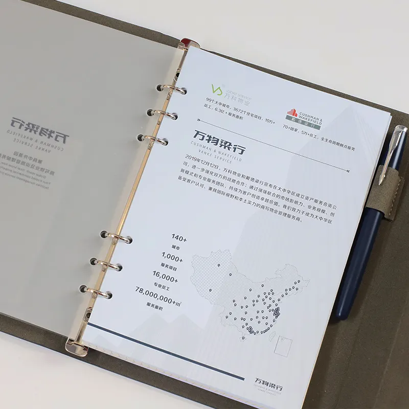 펜 맞춤 인쇄 로고 노트와 럭셔리 하이 퀄리티 신제품 세트 베스트 세일 개인 학교 노트북