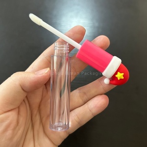 ISMAN Tubos de Brillo Labial Vacíos de 3ml, Serie Navideña, Envases de Lápiz Labial Líquido con Diseño de Santa Claus, Muñeco de Nieve y Reno, Empaque Cosmético para las Fiestas - Product Image 4