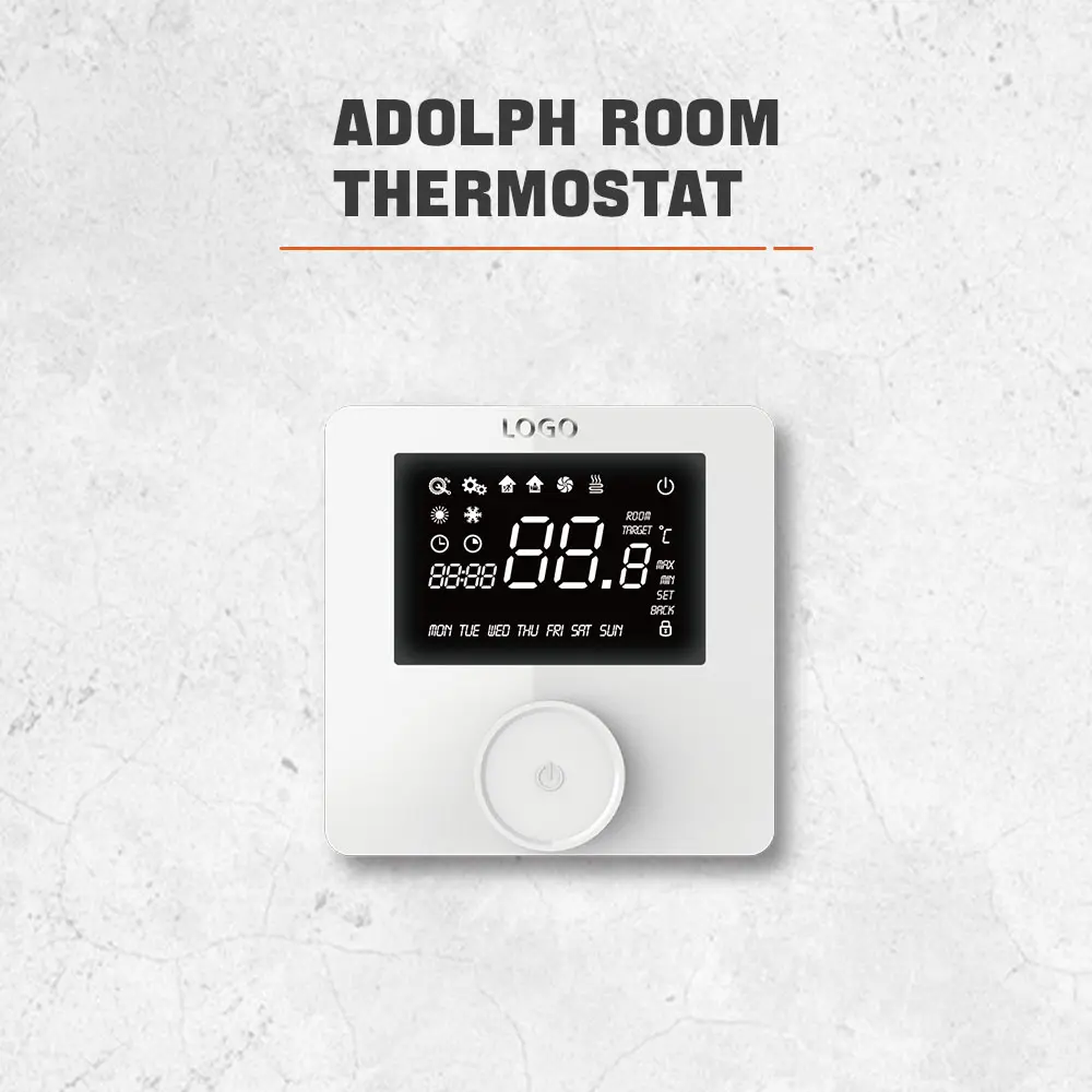 Legom Apus HVAC calefacción por suelo radiante fan coil no programable de alta calidad Hotel hogar termostato controlador pantalla LCD