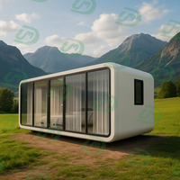 Maisons préfabriquées Maison mobile moderne Maison en conteneur Cabane Apple à deux étages Petites maisons avec cuisine