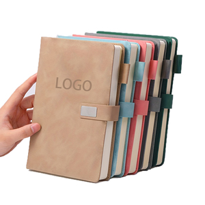 A5 <strong>Custom</strong> LOGO Lined Hardcover Journal <strong>Notebook</strong> With Magnetic Closure For Work School - Product Image 1