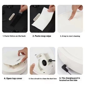 2025 New Three in One Automatic Household Cleaning Robot USB Charging Vacuum Cleaner Sweeping <b>Mopping</b> Robot - Product Image 4