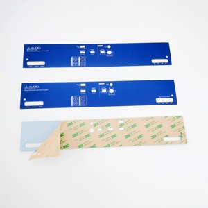 Étiquette personnalisée en panneau de polycarbonate (PC) adhésif, étanche, pour contrôle électronique, avec graphique de superposition pour plaque PET - Product Image 6