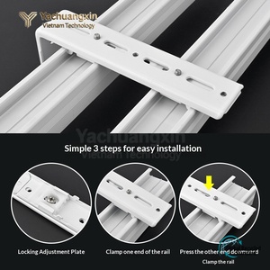 Accessoires de rail de rideau électrique en gros pour usine de clips de fixation, supports muraux latéraux et supérieurs, clips de fixation pour rail coulissant, livraison rapide - Product Image 6