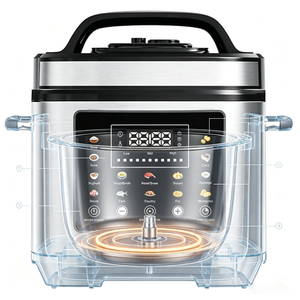 <span class=keywords><strong>Autocuiseur</strong></span> Électrique Multifonction Numérique 14-en-1 en Acier Inoxydable 5L 6L – Vente en Gros à Prix Abordable - Product Image 3