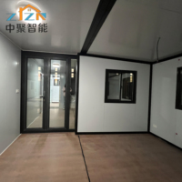 Maison pliante à double aile de 20, 30 ou 40 pieds, design haut de gamme, 2 à 4 chambres, terrasse personnalisée pour hôtel, gîte ou bureau – Vente directe usine