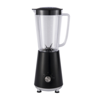 Certificat CE CB GS Mélangeur presse-agrumes de cuisine Sans BPA Pot de 1L Mélangeur sur socle électrique Mélangeur de fruits 300W avec hachoir et tasse
