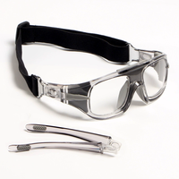 Meilleur prix Lunettes de sport pour adultes Cadre noir Lunettes de football Protection des yeux Lunettes de basketball