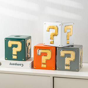 Mario Keramik-Sparschwein mit großer Kapazität für Jungen und Mädchen Creative Box Pattern Edelstahl mit neuem Enter-Only-Design