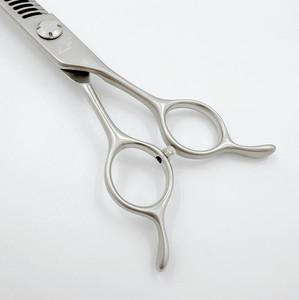 7.5 inch GC-7530T VG10 thép không gỉ <span class=keywords><strong>Pet</strong></span> chải chuốt cong chunker kéo mỏng Shears cho petgroom tesoura - Product Image 6