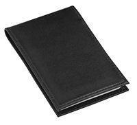 Porte-bloc-notes multifonction en cuir fait main, blocs-notes 3x5, carnet de poche rechargeable, style bureau pour le droit
