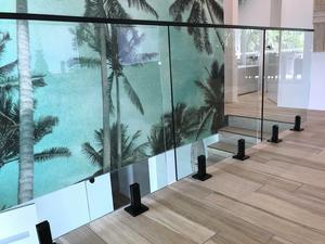 Accessori per ringhiere per balconi in vetro per balaustra per corrimano in acciaio inossidabile 316L binario superiore - Product Image 6