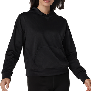 เสื้อฮู้ดโอเวอร์ไซส์ผ้าฝ้ายฟลีซหนานุ่ม ระบายอากาศได้ดี สไตล์สตรีท พร้อมโลโก้แบบกำหนดเอง ODM มีกระเป๋า เหมาะสำหรับใส่พักผ่อน - Product Image 1