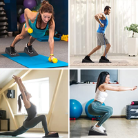 Bloc de cale en caoutchouc de yoga, plate-forme de levage de mollet, support de poignet, Pushup, Fitness, Pilates, rampe en mousse EVA professionnelle antidérapante