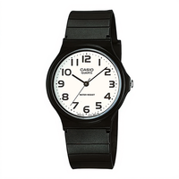 Montre analogique à quartz SUNING pour femme, boîtier de 30 mm, cadran de 18 mm, bracelet en résine noire de 22 cm, résistante à l'eau jusqu'à 10 m