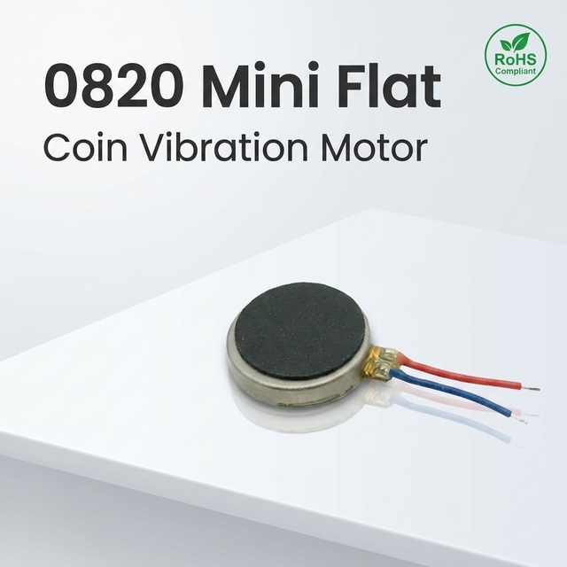 JL-A0820 Mini Flat Coin Vibration Motor for Arduino DIY Electronics Kit Tiny Electric