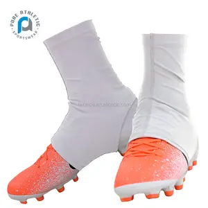 Cleats ครอบคลุม spats อเมริกันฟุตบอลอุปกรณ์ฟุตบอลสีขาวตัวอักษรรักบี้เบสบอล