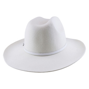 Sombreros de vaquero occidentales blancos de fieltro 100% lana australiana nuevos 2026, sombreros de vaquero y vaquera con logo personalizable, sombreros de vaquero de Texas. - Product Image 3