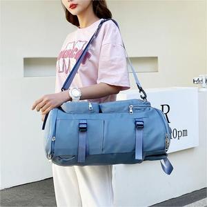 Borsa <span class=keywords><strong>da</strong></span> Palestra per <span class=keywords><strong>Donna</strong></span> di Grande Capacità, Viola, con Scomparto per Scarpe, Logo Personalizzato, <span class=keywords><strong>Zaino</strong></span> <span class=keywords><strong>da</strong></span> <span class=keywords><strong>Viaggio</strong></span> Impermeabile - Product Image 4