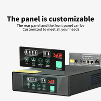 SKE Single Phase Mini UPS 60W Kapasitas Besar DC 9V 12V POE 24V 48V 16000-20000mAh Baterai LiFePO4 Port POE Gigabyte