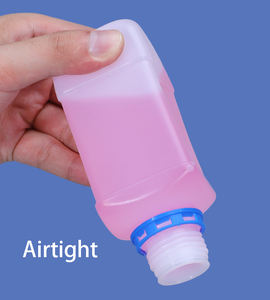 Bottiglia in Plastica HDPE per Reagenti Liquidi da Laboratorio con Collo Spesso e Tappo a Vite Blu, 60ml 100ml 250ml - Product Image 5