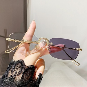 Kính mắt nữ thời trang không gọng, đổi màu, chống ánh sáng xanh, hỗ trợ cận thị - Product Image 2