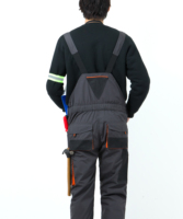 Arbeitslatzhose Mit Knieschutzer - Latzhose Mit Knieschoner-Herren Damen Schutzlatzhose