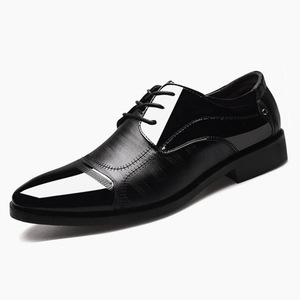 Chaussures en cuir pour hommes, chaussures habillées formelles de qualité supérieure pour hommes, dernières chaussures décontractées pour garçons, chaussures absorbant les chocs et résistantes à l'usure pour homme - Product Image 1